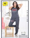 Vol At 0176 Tencil Plain Hosiery Cotton Summer Special Night Suit Wholesale Shop In Surat
